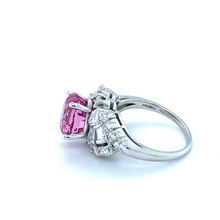 Load image into Gallery viewer, Spinel and Diamond Ring