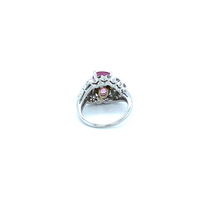 Load image into Gallery viewer, Spinel and Diamond Ring