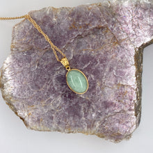 Load image into Gallery viewer, Jadeite Cabochon Pendant - SOLD