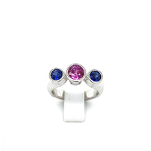 Load image into Gallery viewer, Sapphire Ring in White Gold