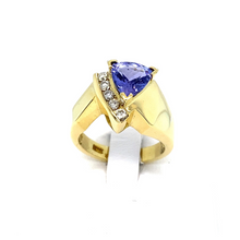Load image into Gallery viewer, Tanzanite and Diamond Ring - SOLD
