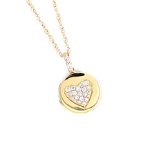 Load image into Gallery viewer, Diamond Heart Pendant - SOLD
