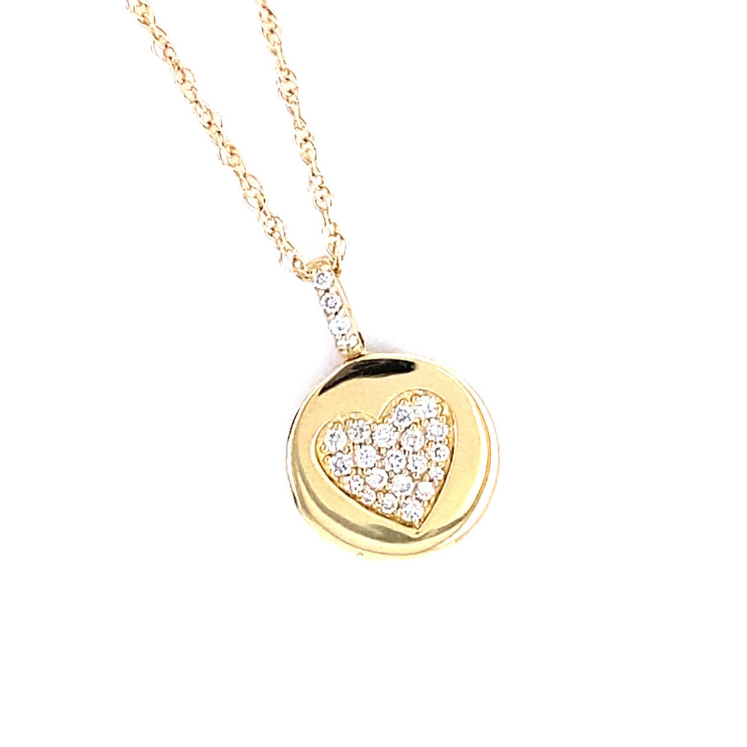 Diamond Heart Pendant - SOLD