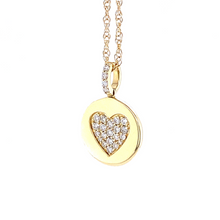 Load image into Gallery viewer, Diamond Heart Pendant - SOLD
