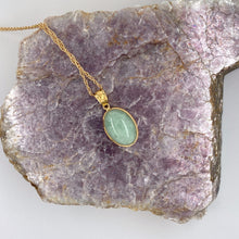 Load image into Gallery viewer, Jadeite Cabochon Pendant - SOLD
