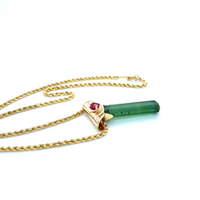 Load image into Gallery viewer, Tourmaline Crystal Pendant
